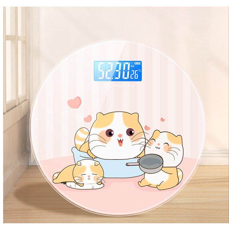 Rechargeable Electronic Weighing Scale Household High Precision Body Fat Scale Small Durable Student Girl Dormitory Smart Scale