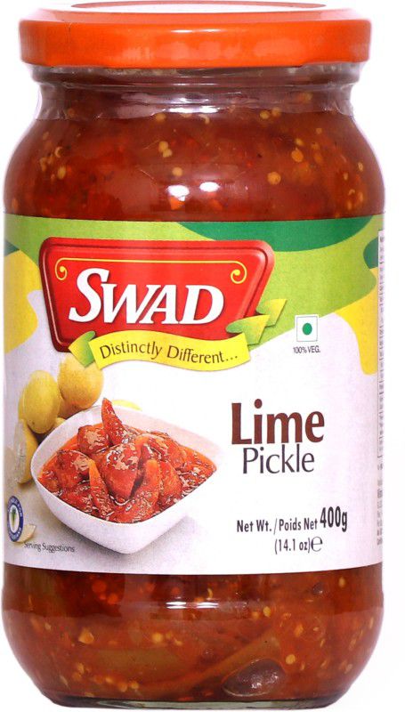 SWAD Distinctly Different and Delicious Lime Pickle/ Nimbu Achar - 400g Lime Pickle  (400 g)