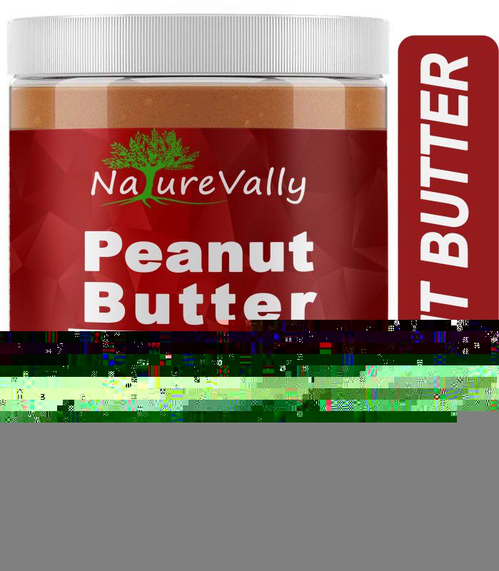NatureVally Natural Unsweetened Peanut Butter 1Kg Pack Of 2 | Rich in Protein Premium 1 kg  (Pack of 2)