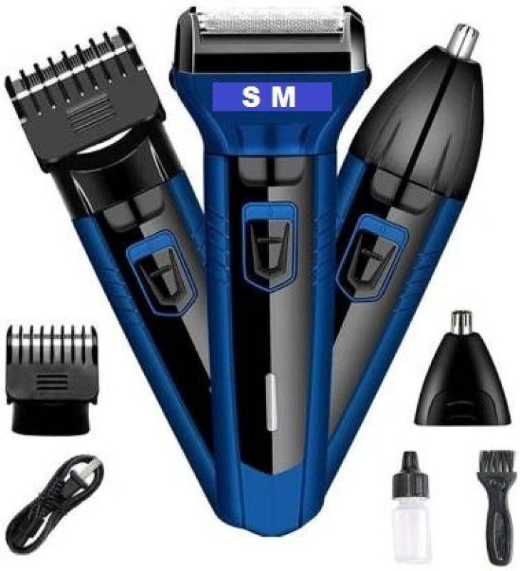 Boyhood SM-INDIAN GM-566 Body Groomer for Men & Women (Blue) Grooming Kit 240 min Runtime 1 Length Settings  (Blue)