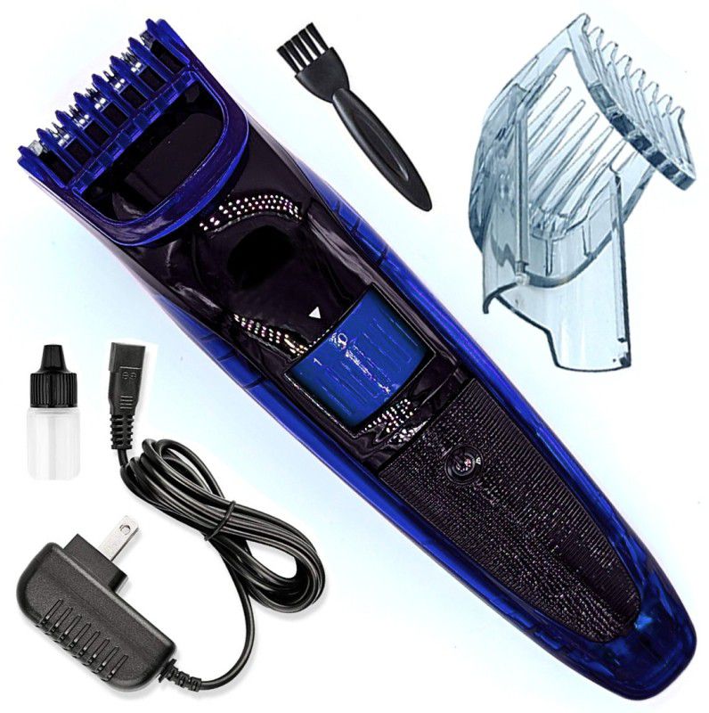 KEEMIIE J Professional Chargeable Washable Beard Moustache Trimmer Hair Clipper Razor Fully Waterproof Grooming Kit 120 min Runtime 1 Length Settings  (Multicolor)