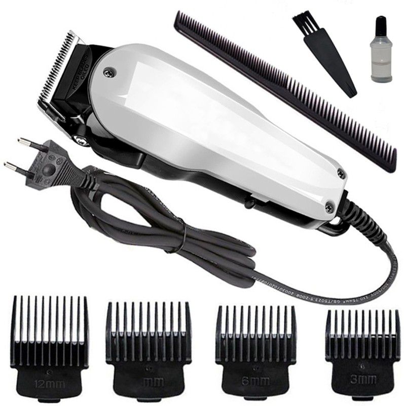 ghc Corded Beard Mustache Hair Trimmer Waterproof Professional High Power Hair Clipper 9W Fully Waterproof Grooming Kit 0 min Runtime 4 Length Settings  (Multicolor)