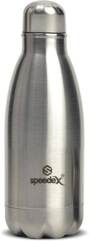 SPEEDEX Stainless Steel Thermosteel Vacuum Insulated Flask Hot and Cold Water Bottle 350 ml Flask  (Pack of 1, Silver, Steel)