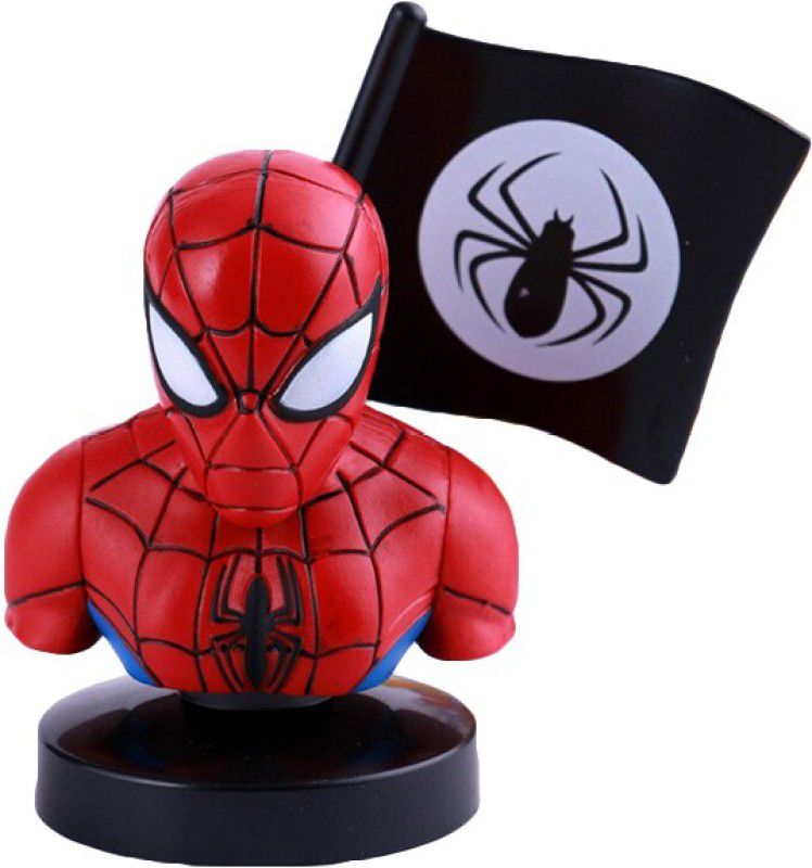 PLA Giftmart Spider Man The Avengers Figure Model Statue Comic book character Desktop Ornaments  (Multicolor)