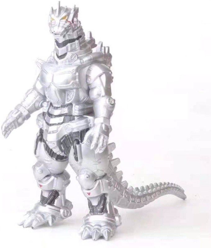 Delite New Mecha Godzilla Monster Verse kids Movie Dragon Model Toy Action Figure  (Silver)