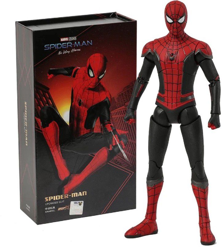 Delite New SPIDER MAN Fans Collection Upgraded Suit ZD TOYS Action Figure Movie Model  (Multicolor)