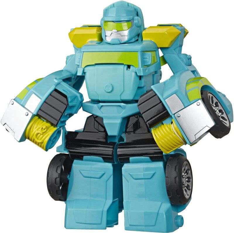 TRANSFORMERS Playskool Heroes Rescue Bots Academy Hoist Converting Toy Robot, 6-Inch, Toys for Kids Ages 3 and Up  (Multicolor)