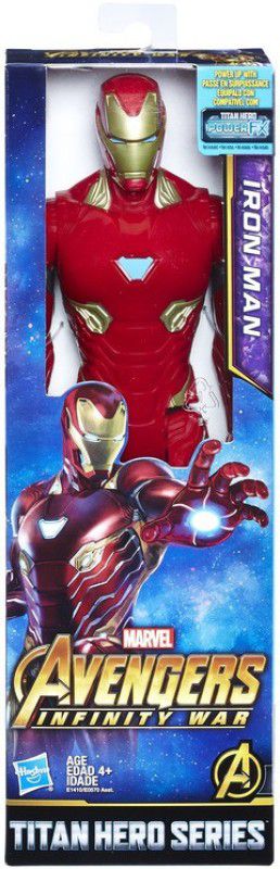 MARVEL Infinity War Titan Hero Series Iron Man with Titan Hero Power FX Port  (Multicolor)