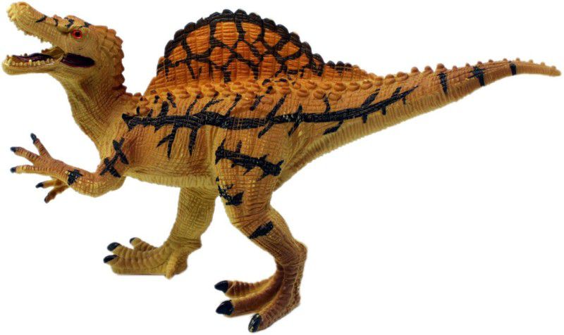 Shoppernation Triceratops Dinosaur Action Figure Toy (8 Inch) Jurassic Wildlife Dinosaur Toys - Brown (1TNG357)  (Multicolor)