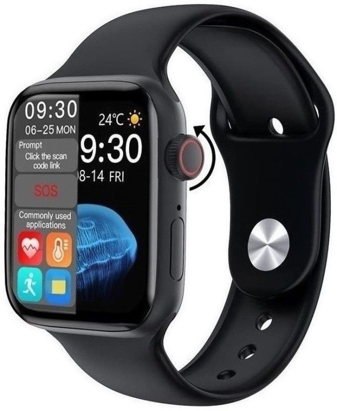 Solymo T55 Plus Fitness Series 6x Smartwatch  (Black Strap, Free Size)