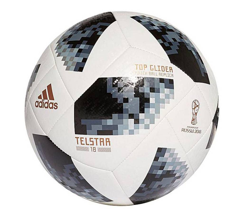 2018 FIFA World Cup Russia Telstar Top Soccer Ball - Black and White