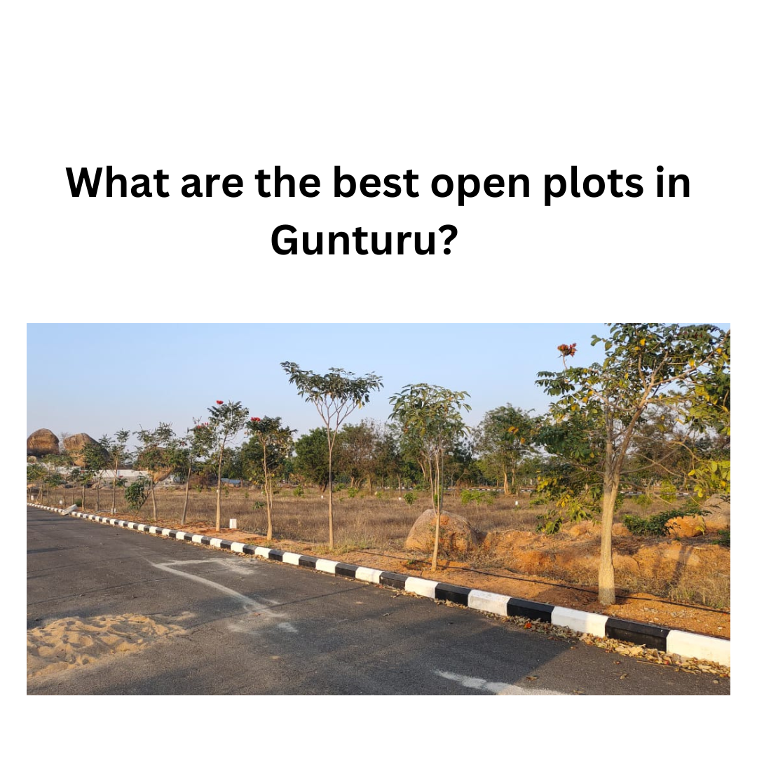 What are the Best Open Plots in Gunturu