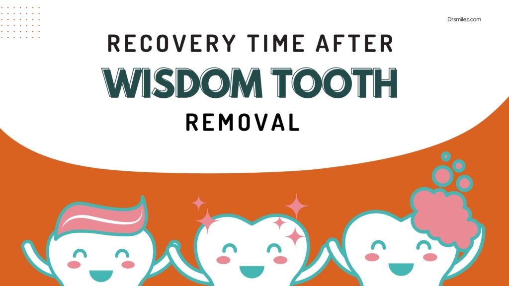 Recovery time after wisdom teeth removal