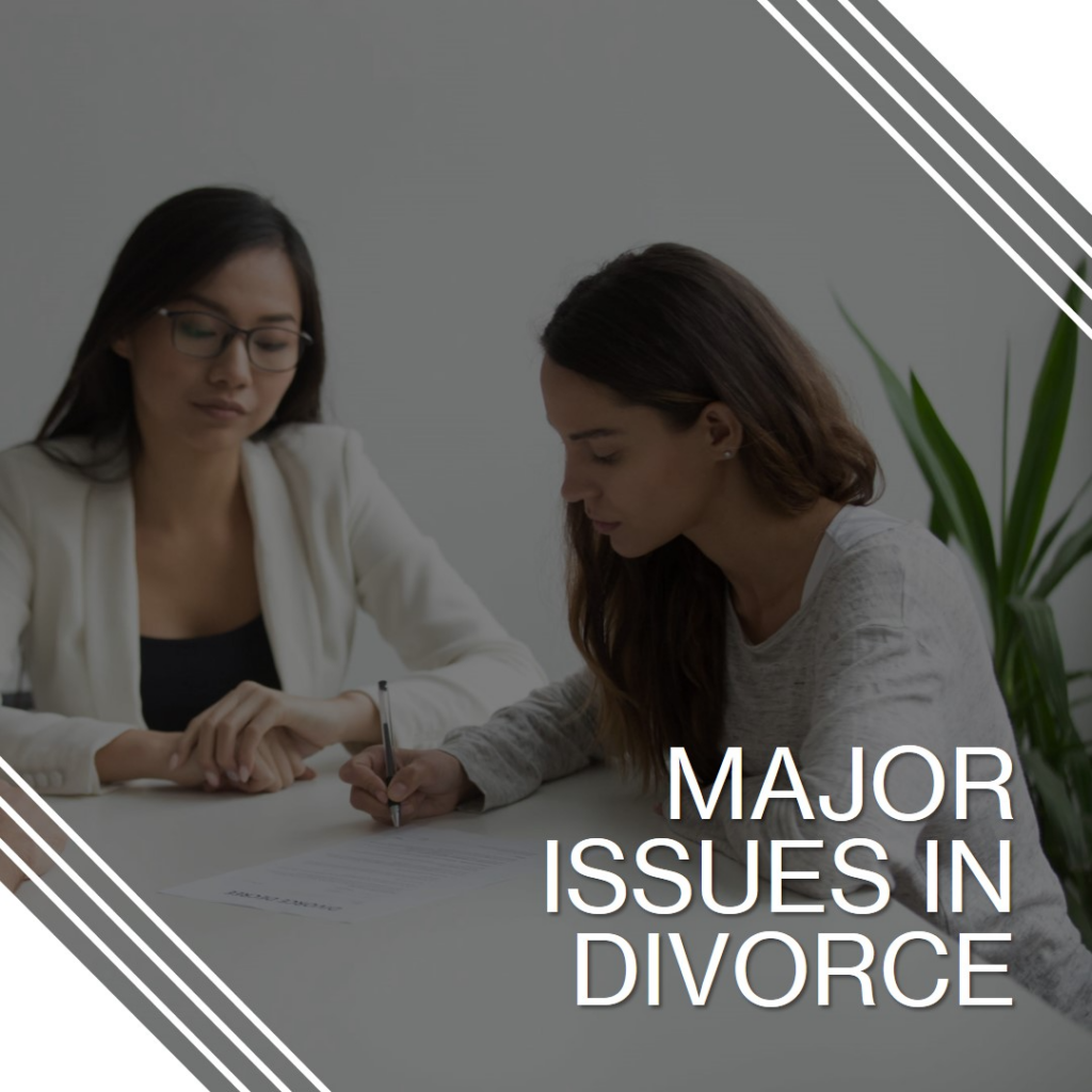 What Are The Major Issues In Divorce?