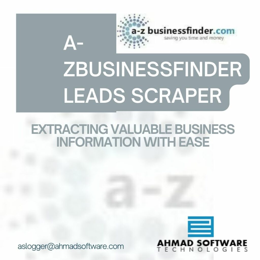 How To Scrape Data From A-Z businessfinder.com?