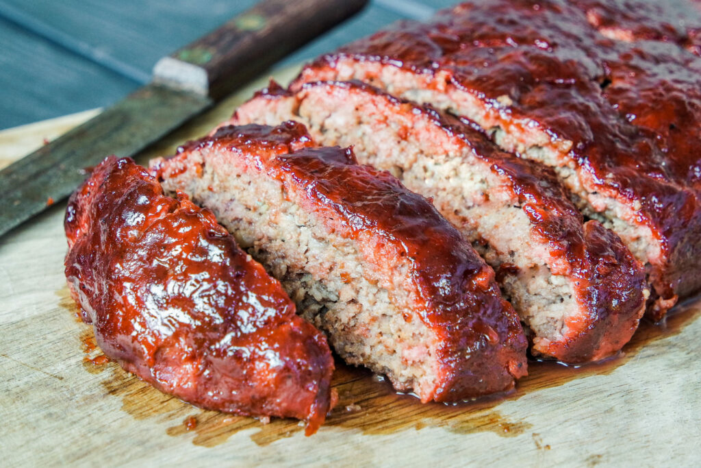Smoked Meatloaf With BBQ Glaze