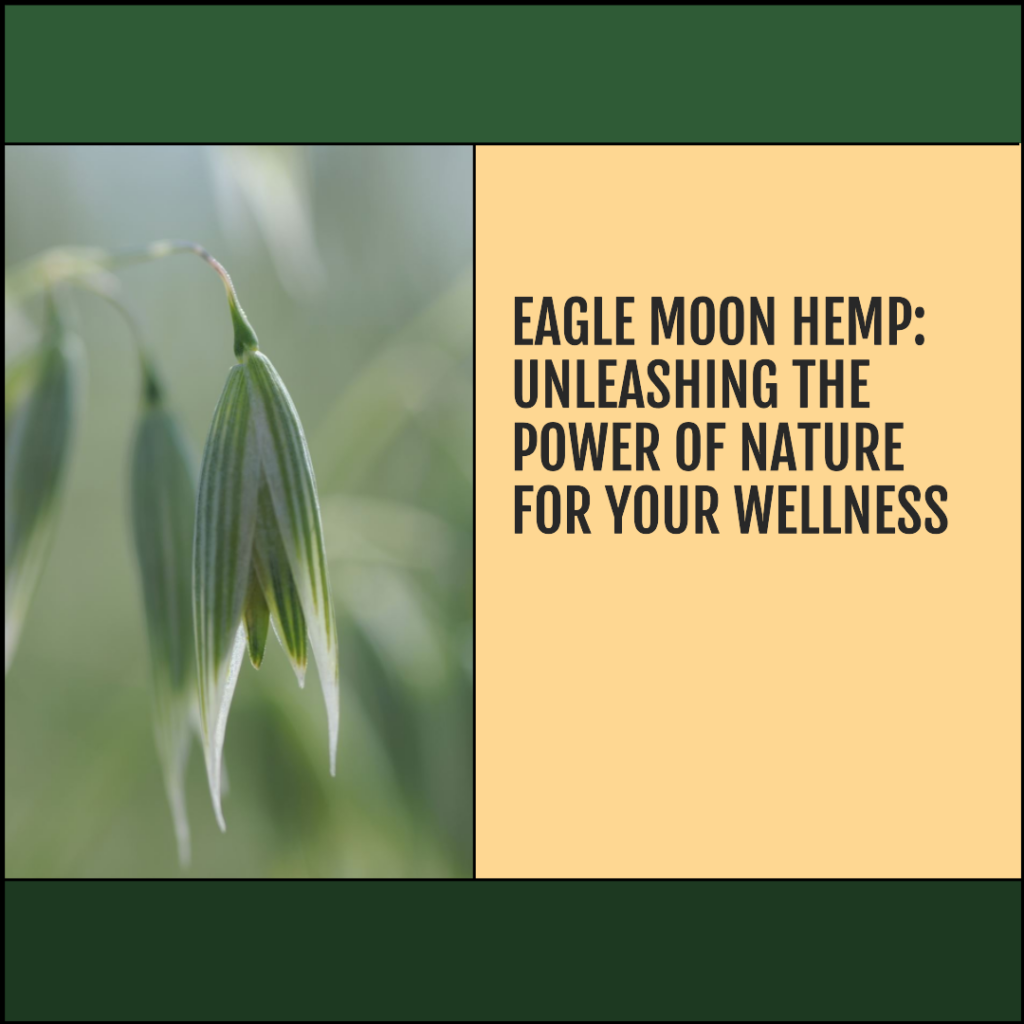 Eagle Moon Hemp: Unleashing the Power of Nature for Your Wellness 