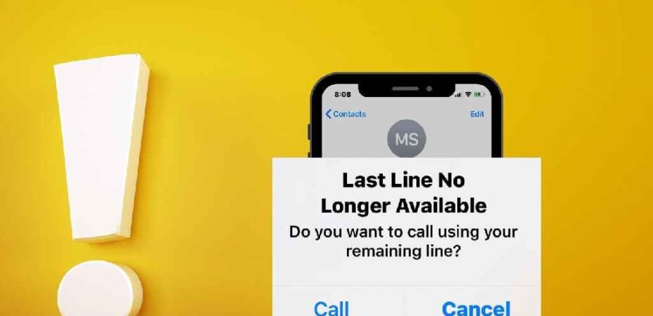 Last Line No Longer Available on iPhone