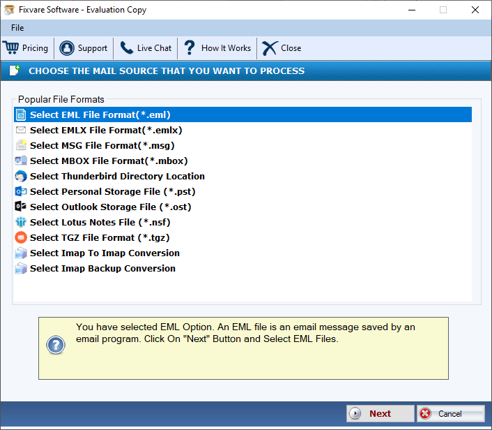 Ultimate Method – Store EML files to PST with Email and Attachments