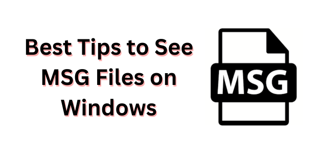 see msg files on windows
