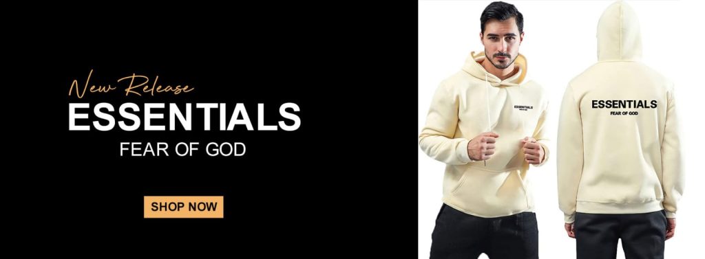 Essentials Clothing || Black Essentials Hoodie || Essential T Shirt