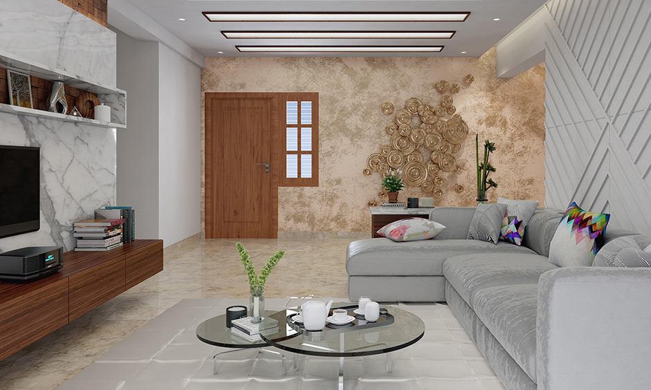 Incorporating 3D Elements in Living Room Feature Walls Designs