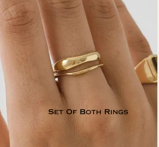 Unveiling the Allure of Irregular Rings for Women: A Closer Look at the 18K Gold Hug Ring