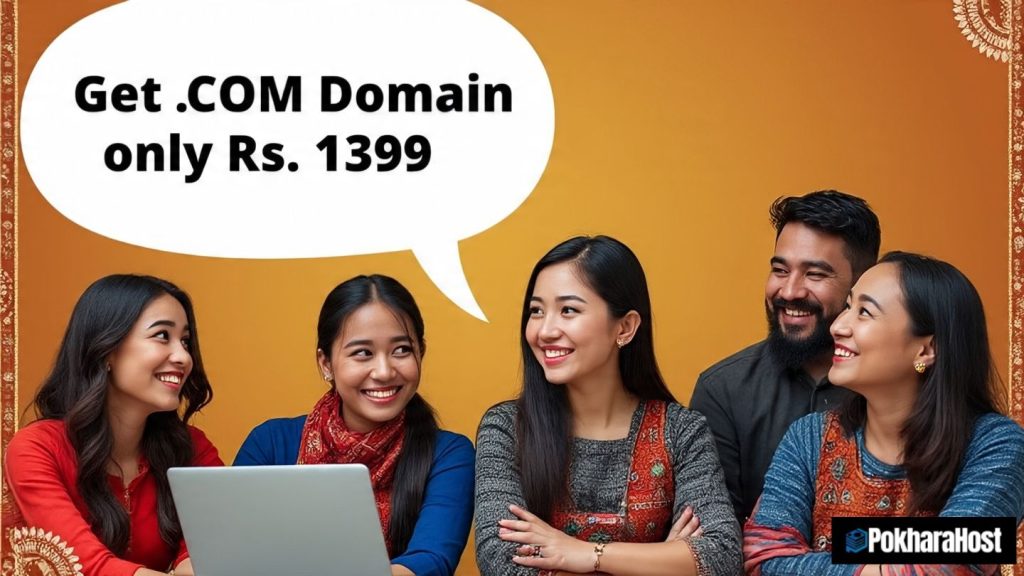 The Cheapest .COM Domain Offer by Pokharahost in Nepal!