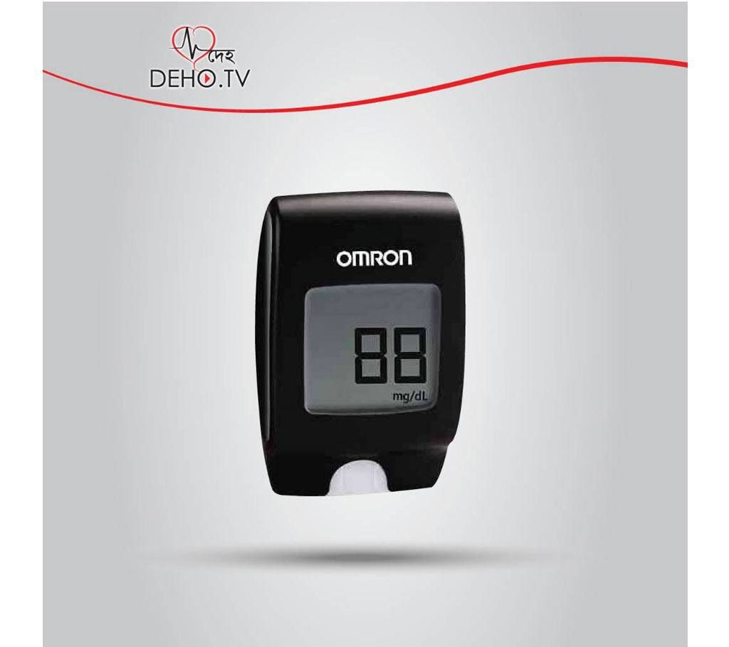 Omron Blood Glucose Monitor-25 strips free 