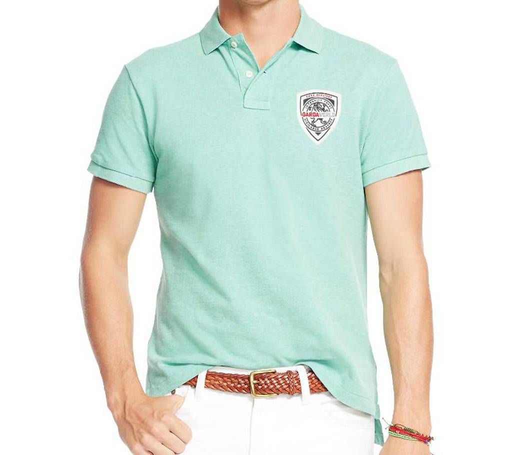 Menz blue polo shirt