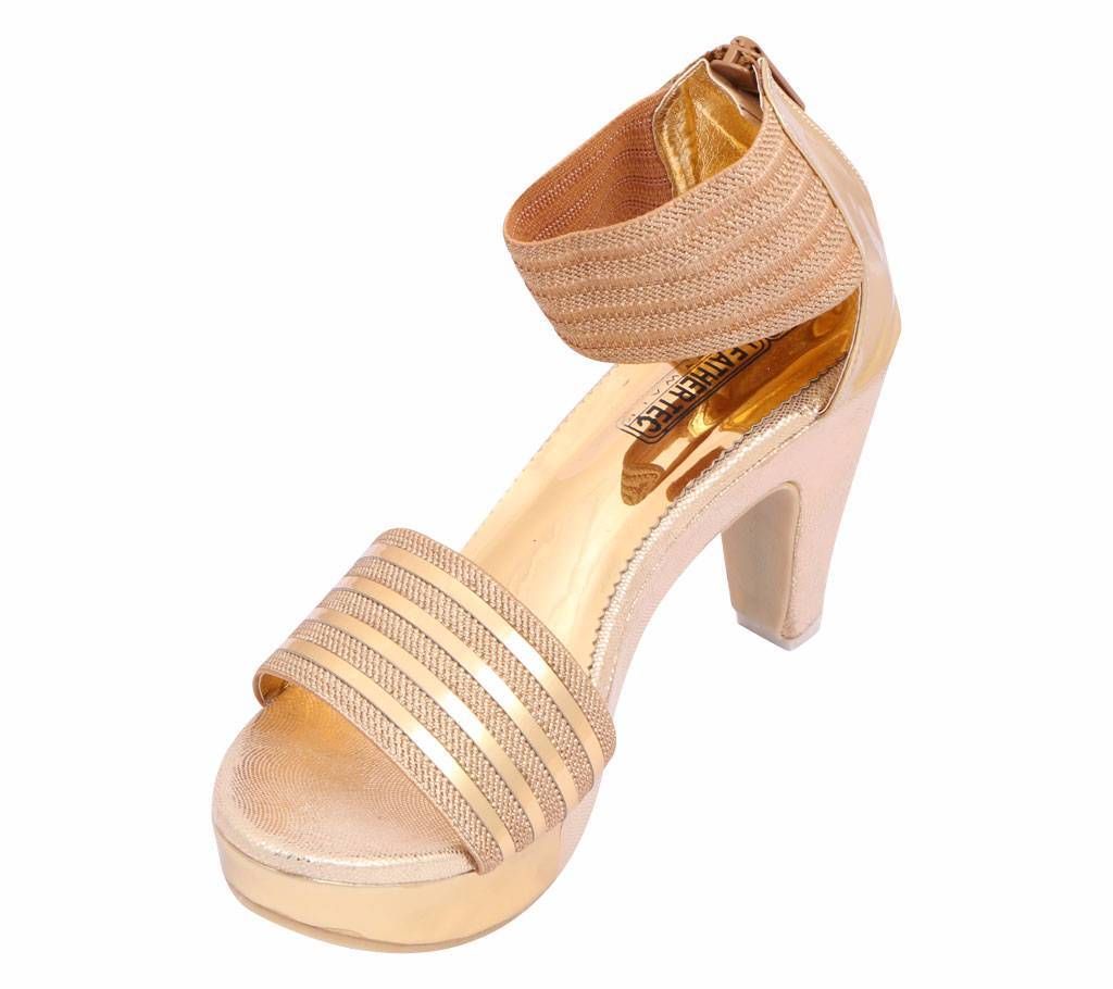 Leather Tec Ladies Pencil Heel Sandals