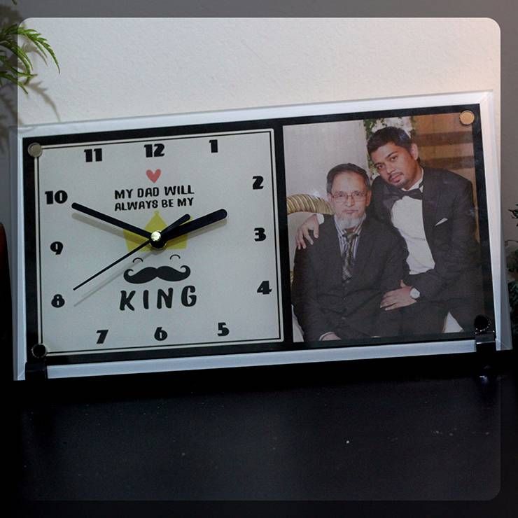 CGW 01-Big Printed Glass Watch- 40 X 16 cm