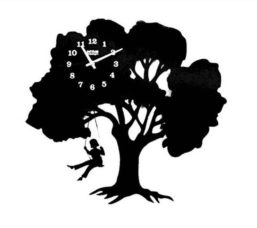 Tree Decorative Wall Clock 
