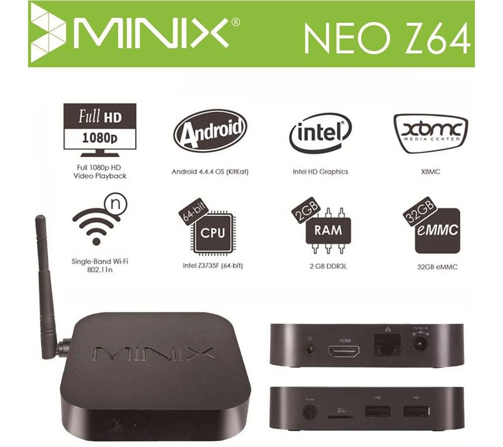 Next generation Intel Z64 Tv Box