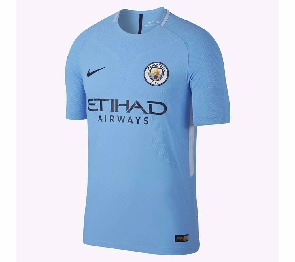 2017-18 Manchester City Home Half Sleeve Club Jersey