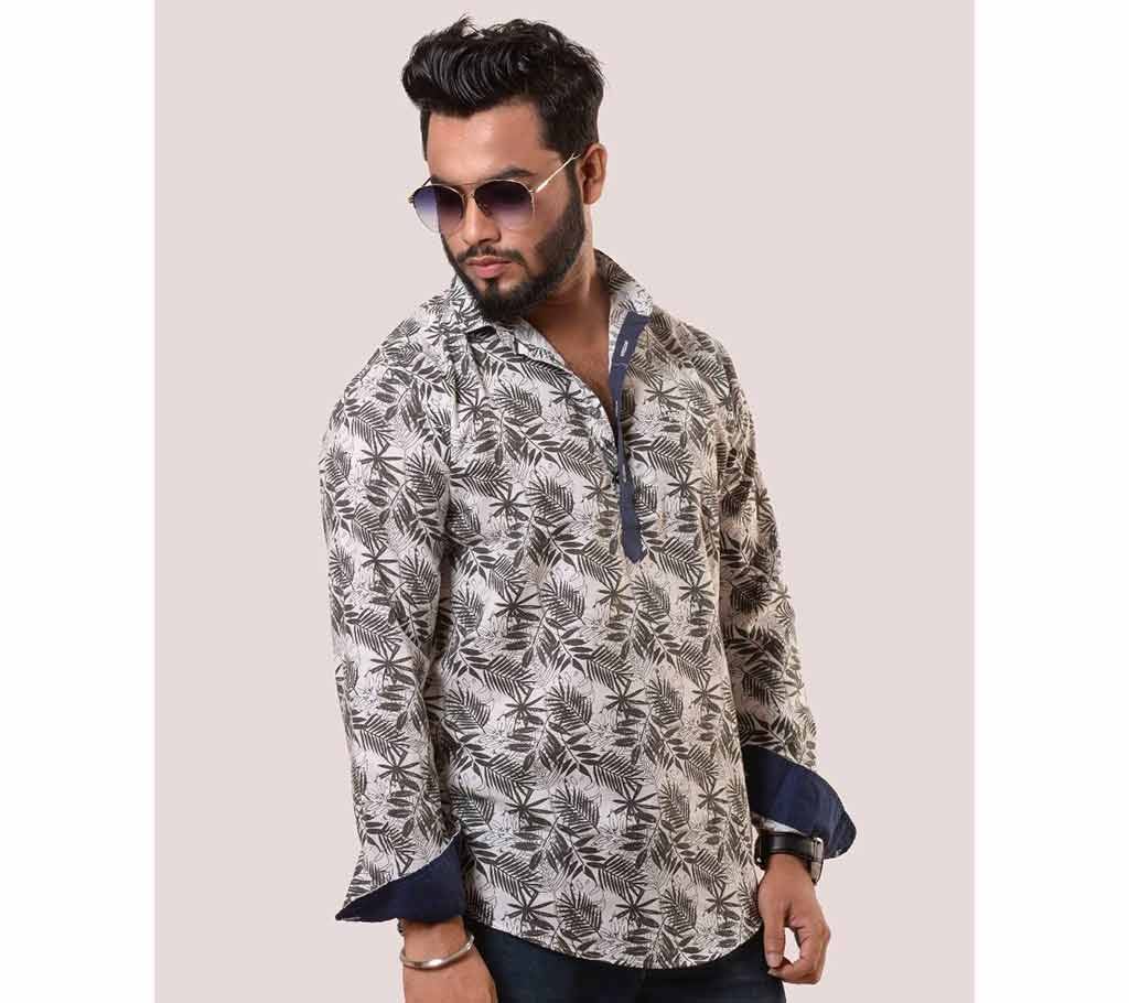 Gents Printed Cotton Kurta