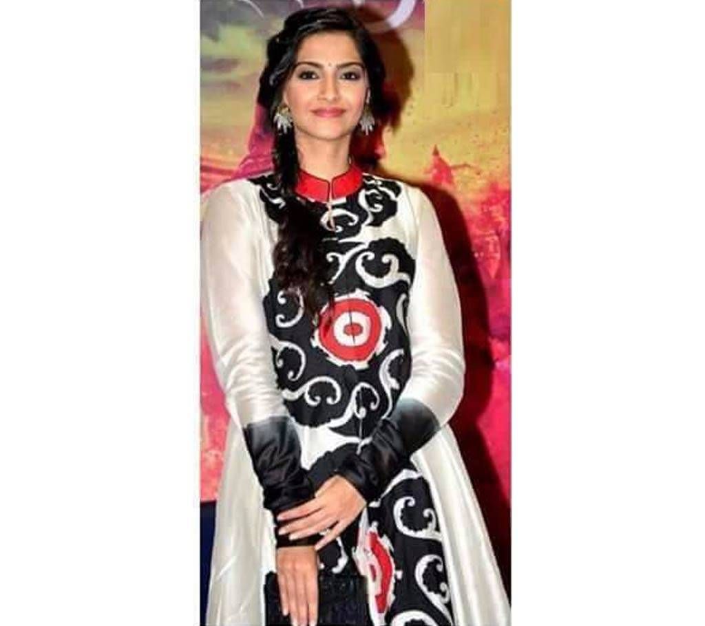 block printed Unstitched three piece-copy 