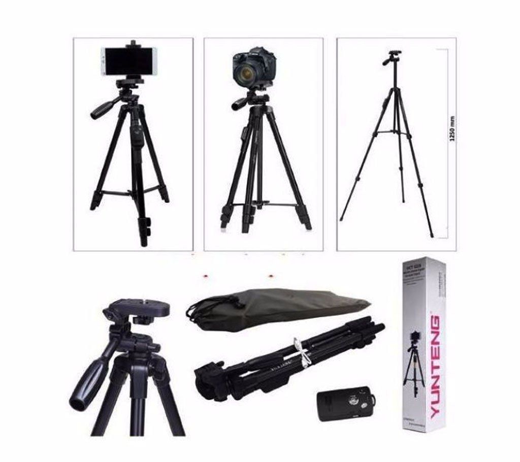YUNTENG VCT-5208RM Bluetooth Mobile Tripod 