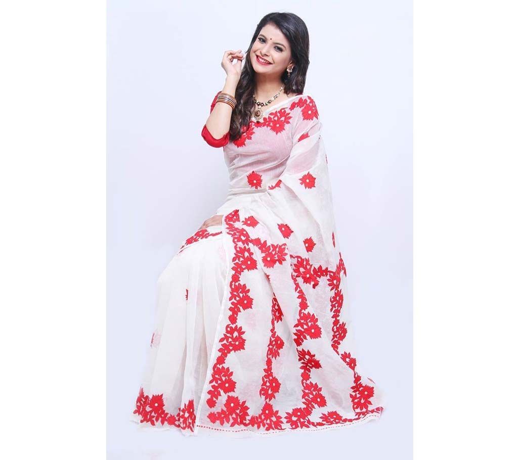 Boihakhi pure muslin silk sharee