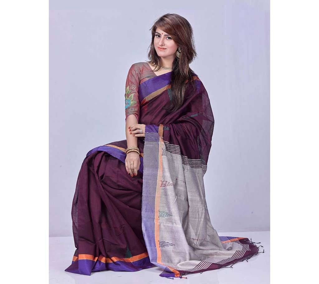 Monipuri Tosor Silk Sharee with Blouse Piece 