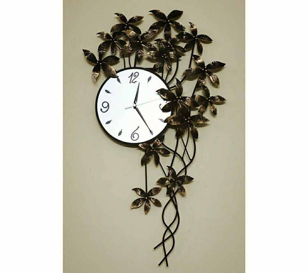 Flowers Decorative Wall Clock 