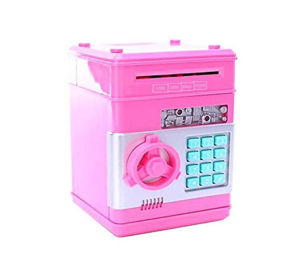 Mini Coin And Money Saving Bank - Pink