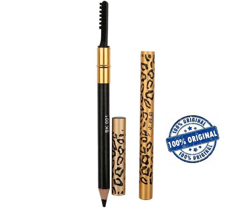 Leopard hardcore Flamingo eyebrow pencil and brush