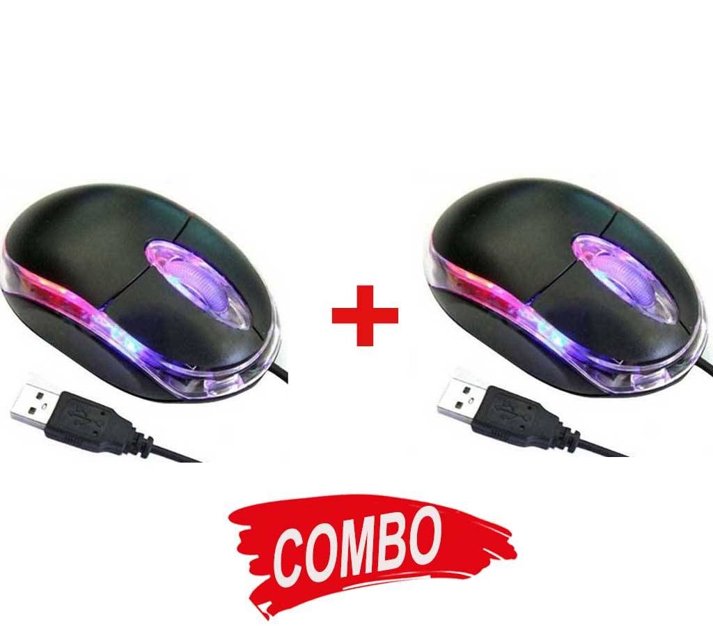 Mini Dell Mouse in USB (2 Pieces)