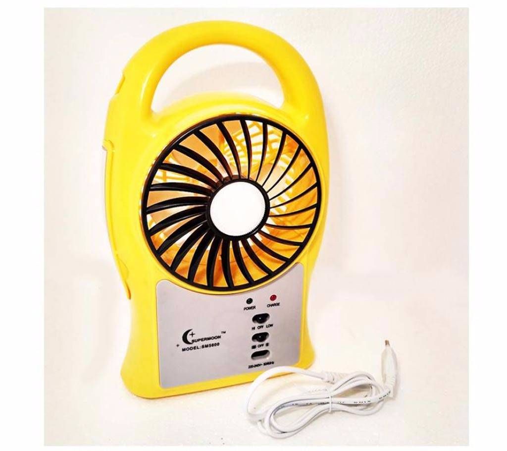 Portable Mini Fan with LED Light