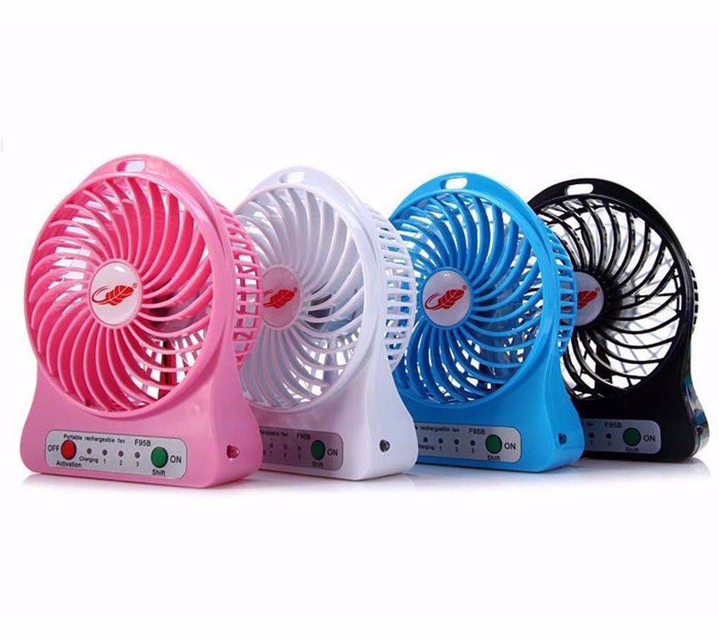 Portable USB rechargeable fan & power bank 
