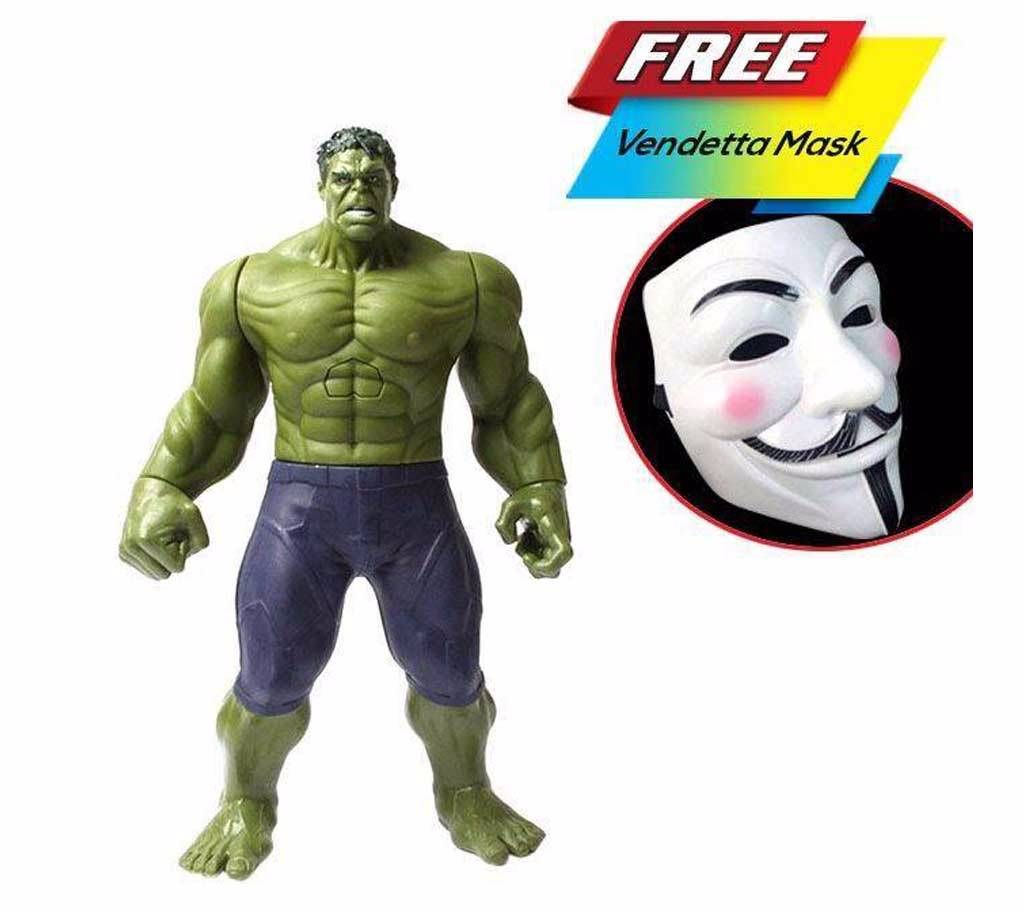 The Hulk Action Figure (Vendetta Mask Free!)