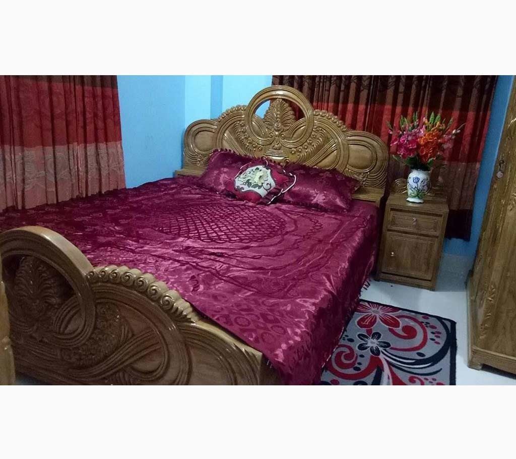 Double size bed sheet set 