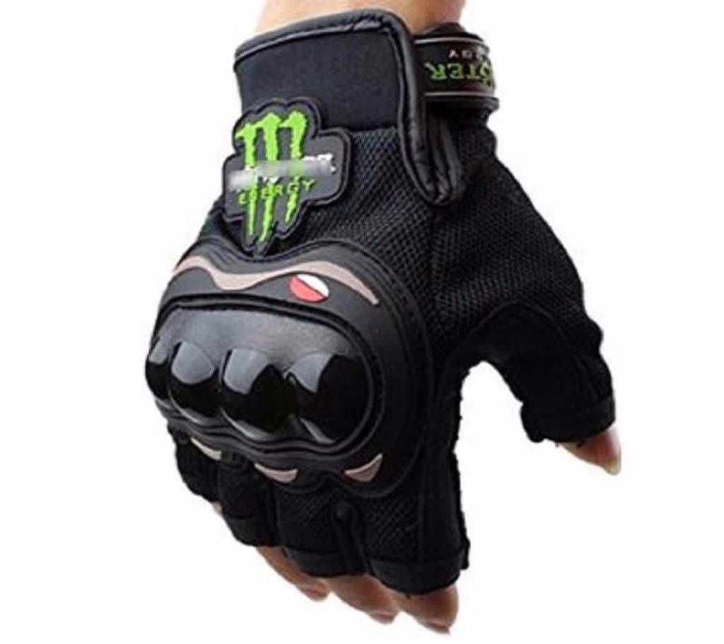 Monster Scratch Half Finger Gloves 