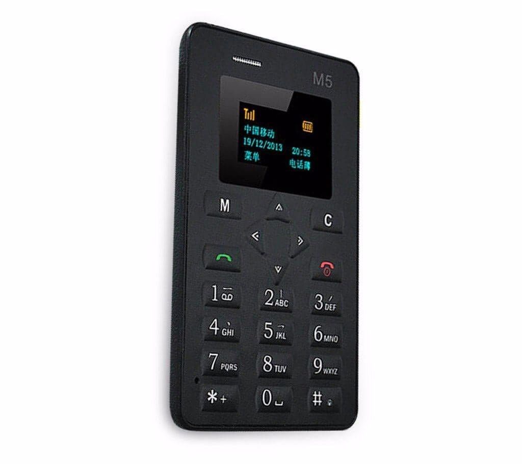 AIEK M5 Mini Card Mobile Phone ( 1 piece)
